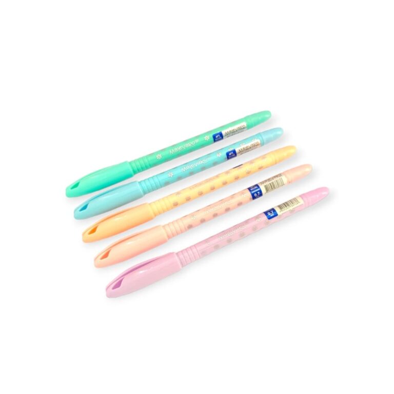 Ручка масляна PASTEL, 0,7 мм, колір чорнил синій , в упаковці 12 шт.