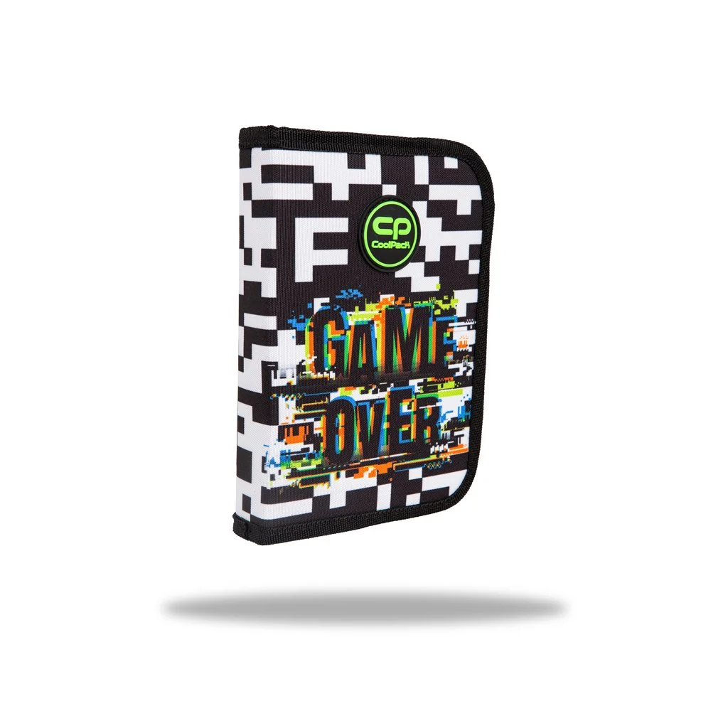 Пенал на блискавці порожній CLIPPER GAME OVER, розмір 20х14х3 см