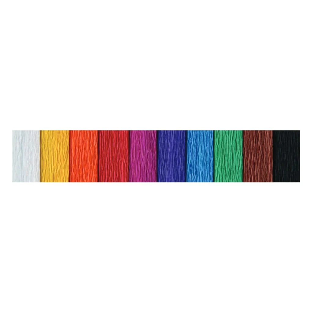 Набір гофрованого паперу в рулоні, Сlassic,10 кол., 200х50 см, 50 г/м2.