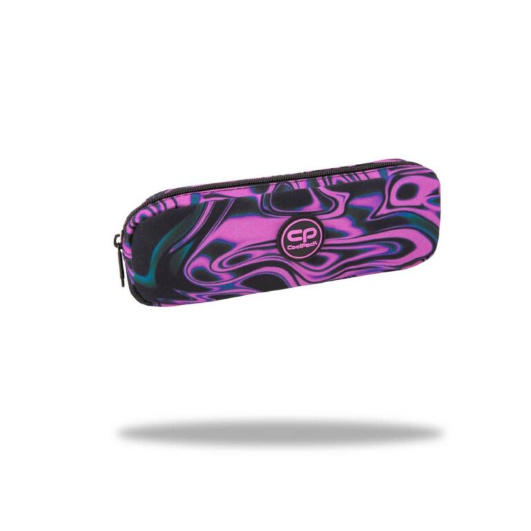 Пенал на блискавці порожній DECK AMETHYST, розмір 21x6x4 см