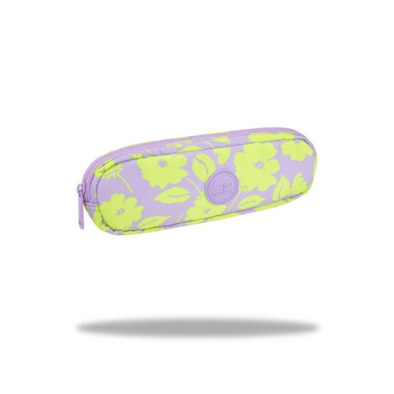 Пенал на блискавці порожній FLORES LILA, розмір 21x6x4 см