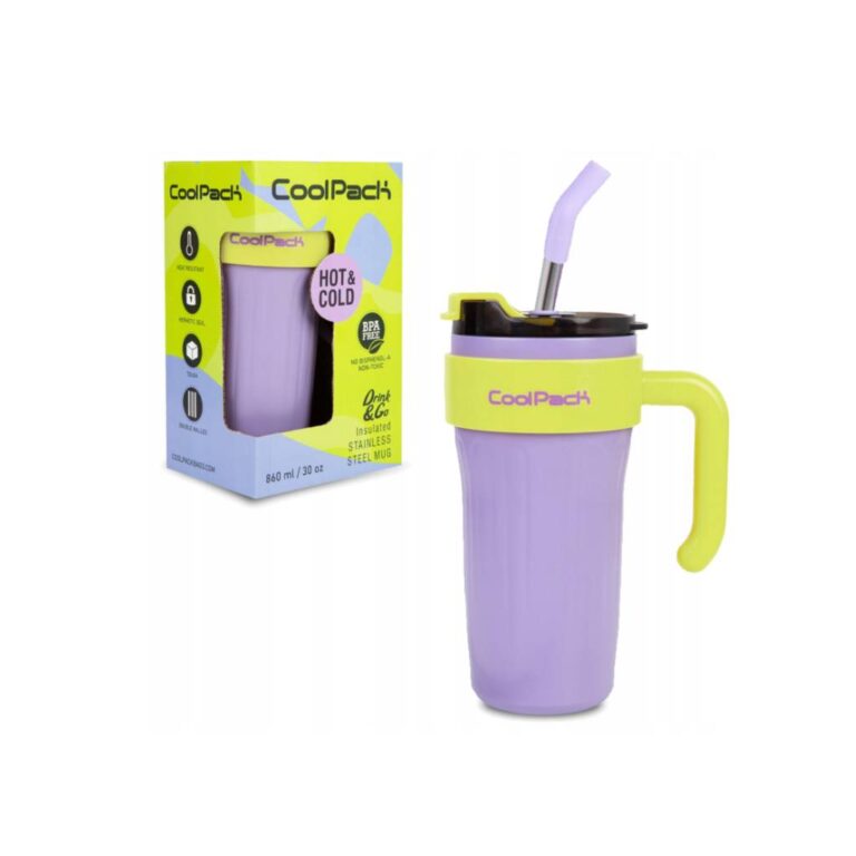Термокухоль металевий MUG LILA GREEN, об’єм – 860 мл