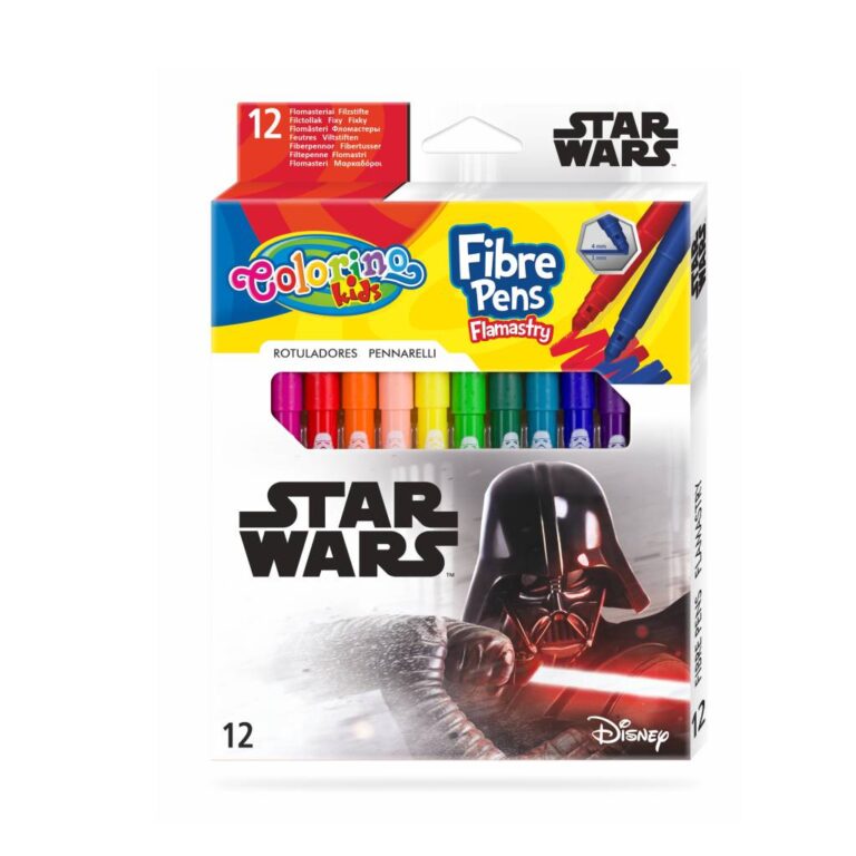 Фломастери STAR WARS, 12 кольорів.