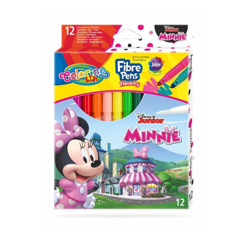 Фломастери MINNIE, 12 кольорів