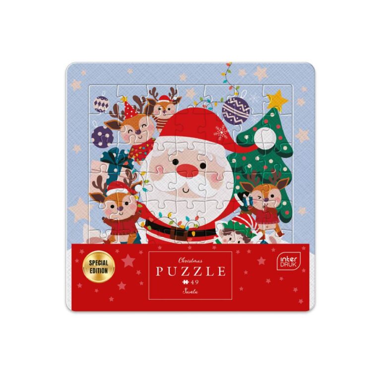 Пазли 49 Christmas Santa, 22х22 см.