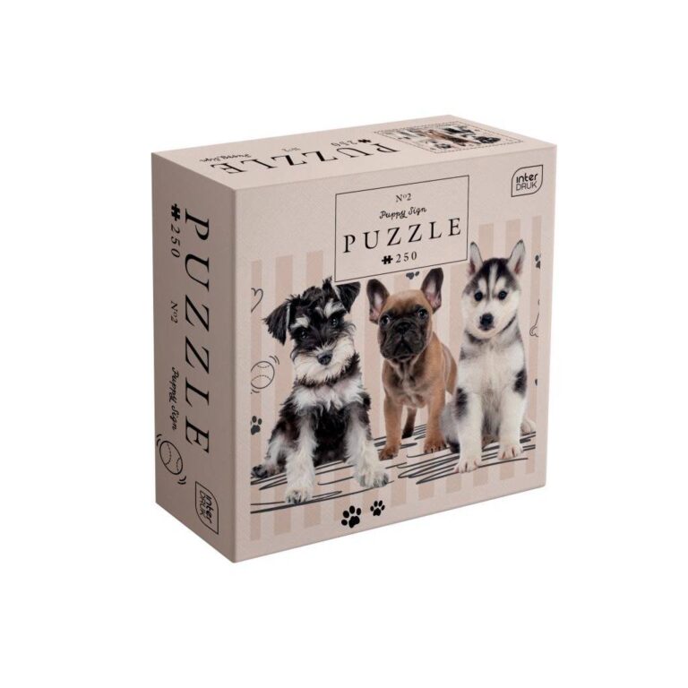 Пазли 250 Puppy Sign 2, 48х33 см.