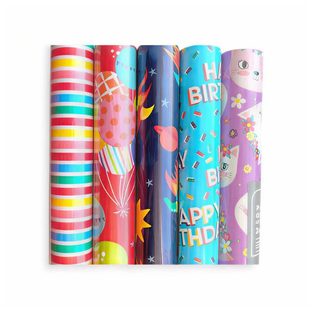 Папір обгорточний в рулоні Happy Birthday Kids, 200х70 см.