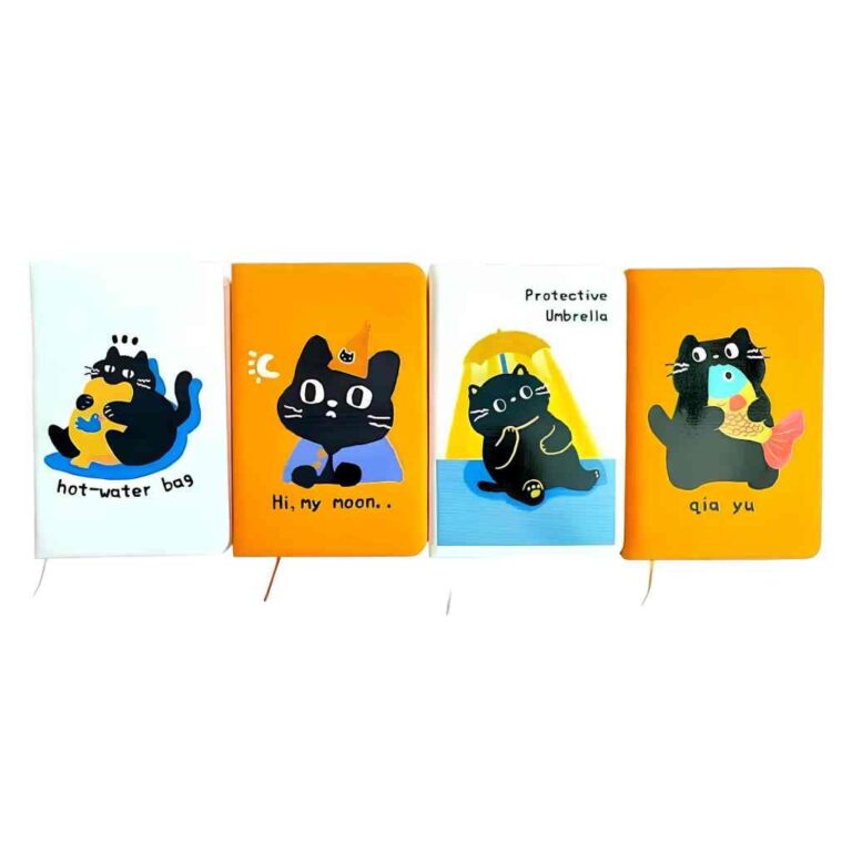 Блокнот А5, розмір 14×21cm, 80 арк.,PU обкладинка, лінійка Cat 1