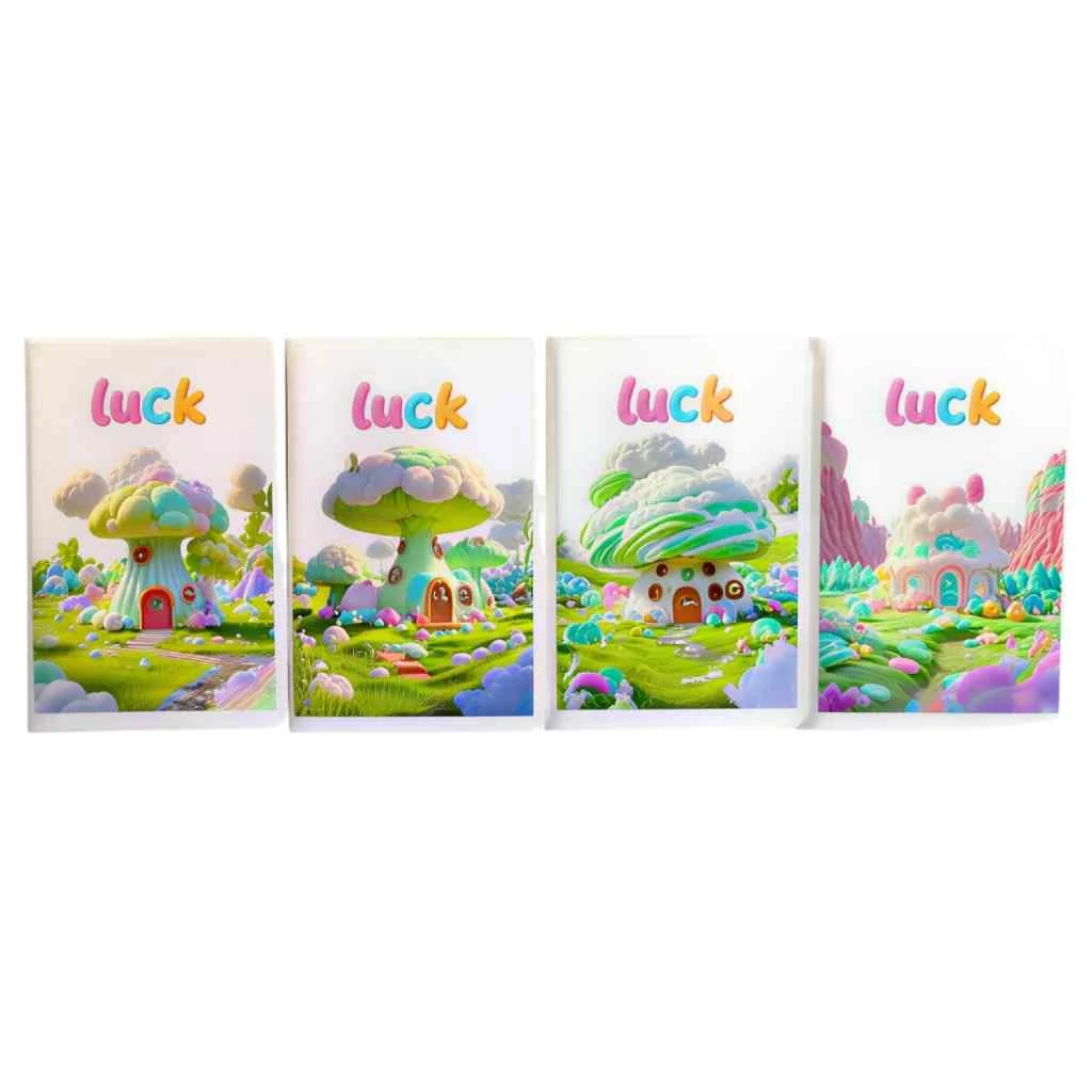 Блокнот А5, розмір 14×21cm, 80 арк.,PU обкладинка, лінійка Luck