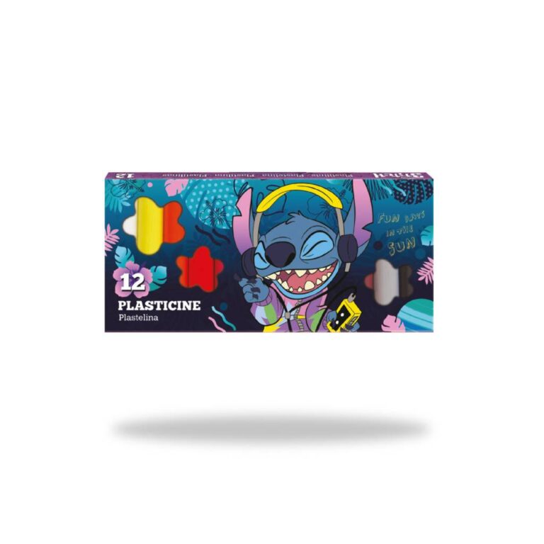 Пластилін 12 кольорів, STITCH