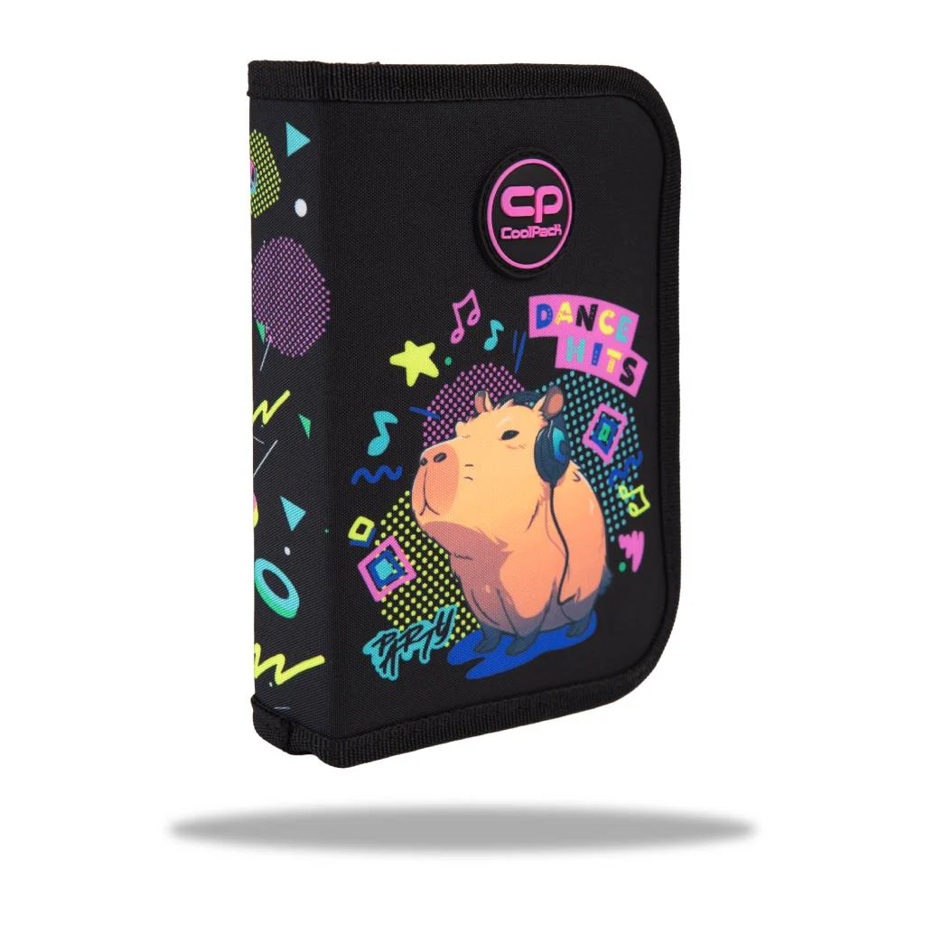 Пенал на блискавці порожній CLIPPER CAPYBARA Music, розмір 20х14х3 см